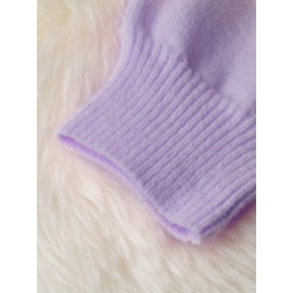 Plus Size - Women'S Korean Style Pink Patchwork Hooded Sweater - Casual Long Sleeve Cardigan with Button Front, Loose Fit for Fall/Winter, Lightweight & Cozy, Buttoned Cardigan