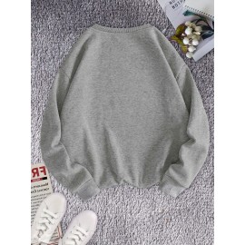 Branch Two Elegant Cockatiels Women's Casual Sweatshirt - Black Geometric Bird & Branch Design, 100% Polyester, Machine Washable, Regular Fit Round Neck for Autumn/Winter, Everyday Comfort, Natureinspired Design, Easy Care Clothing