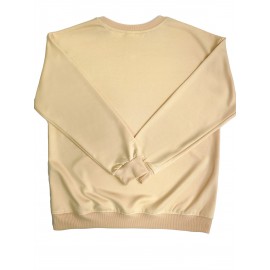 Women's Red joyful Face & Smile Letter Print Sweatshirt - Soft Machine-Washable Polyester Crew Neck Long Sleeve Casual Pullover for Fall Winter, Cozy Everyday Lounge Wear, Comfortable Fit