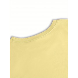 [Playful Squirrel Graphic Tee] Playful Print Top | Women's Casual 