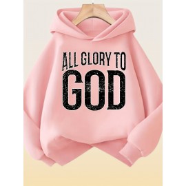 Women's Hoodie - Rich Red Religious Apparel Sweatshirt, Machine Washable Polyester Pullover for Church, Casual Attire & Cold Weather - Fall/Winter Clothing